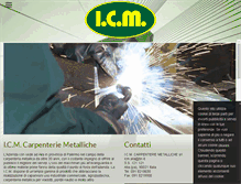 Tablet Screenshot of icmcostruzionimetalliche.com